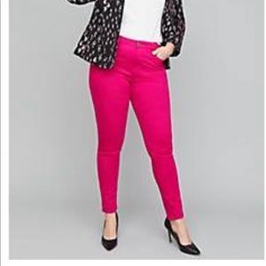 NWT hot pink skinny pant